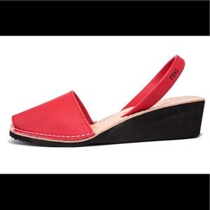 The  Classic Red Wedge Pons Avarcas Sandal.